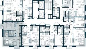1-к квартира, строящийся дом, 45м2, 14/25 этаж