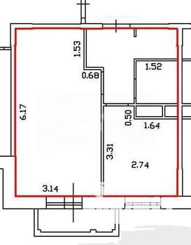 2-к квартира, вторичка, 60м2, 7/7 этаж