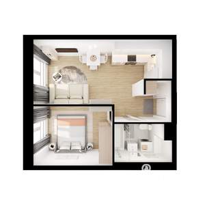 1-к квартира, вторичка, 32м2, 8/9 этаж