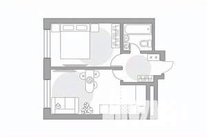 2-к квартира, вторичка, 35м2, 2/25 этаж