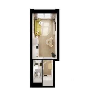 Студия квартира, вторичка, 22м2, 8/9 этаж