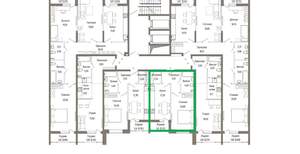 1-к квартира, вторичка, 41м2, 2/9 этаж