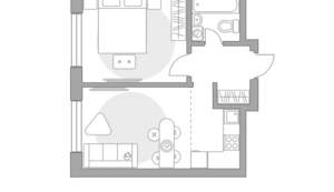 2-к квартира, вторичка, 35м2, 2/23 этаж