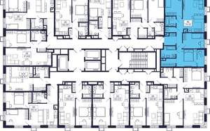 3-к квартира, строящийся дом, 81м2, 13/28 этаж