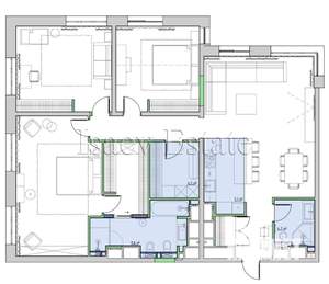 4-к квартира, вторичка, 144м2, 38/44 этаж