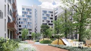 1-к квартира, строящийся дом, 38м2, 9/9 этаж