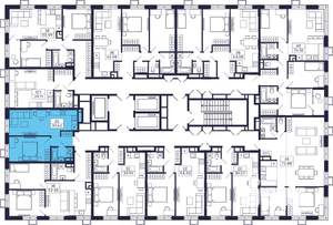 1-к квартира, вторичка, 40м2, 11/28 этаж