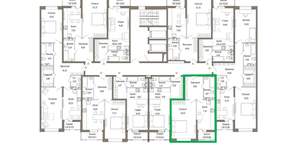 1-к квартира, вторичка, 47м2, 9/9 этаж