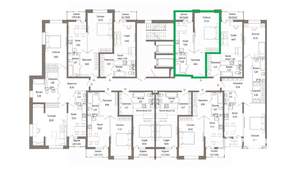 1-к квартира, вторичка, 47м2, 5/9 этаж