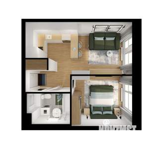 1-к квартира, вторичка, 35м2, 9/9 этаж