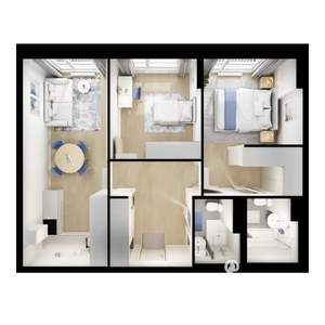 2-к квартира, вторичка, 62м2, 7/9 этаж