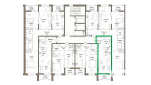 Студия квартира, вторичка, 34м2, 2/10 этаж