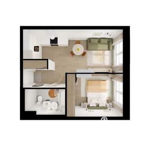 1-к квартира, вторичка, 38м2, 8/9 этаж