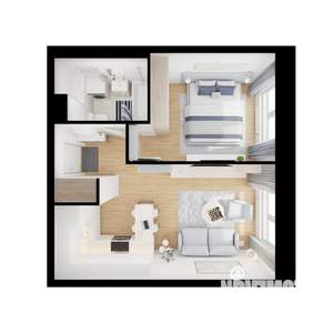 1-к квартира, вторичка, 36м2, 8/9 этаж
