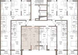 1-к квартира, вторичка, 41м2, 6/9 этаж