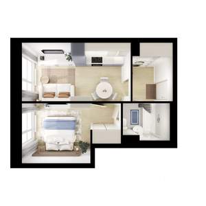 1-к квартира, вторичка, 34м2, 9/9 этаж