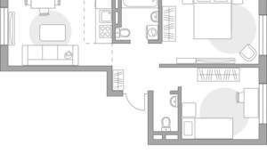 3-к квартира, строящийся дом, 52м2, 3/6 этаж