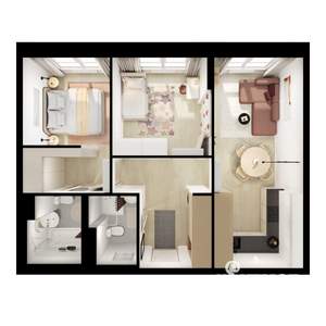 2-к квартира, вторичка, 56м2, 7/9 этаж