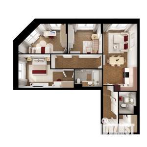3-к квартира, вторичка, 85м2, 3/9 этаж