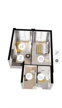 1-к квартира, вторичка, 42м2, 9/9 этаж