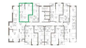1-к квартира, вторичка, 47м2, 6/10 этаж