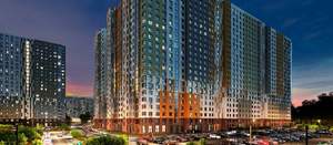 3-к квартира, строящийся дом, 59м2, 12/23 этаж