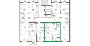 1-к квартира, вторичка, 45м2, 6/9 этаж