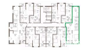 2-к квартира, вторичка, 76м2, 4/9 этаж