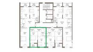 1-к квартира, вторичка, 45м2, 8/9 этаж