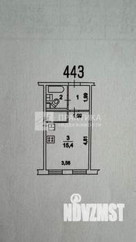 Студия квартира, вторичка, 22м2, 19/25 этаж