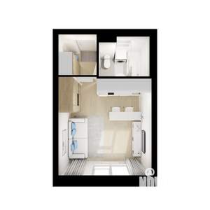 Студия квартира, вторичка, 24м2, 2/9 этаж
