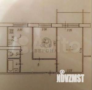 2-к квартира, вторичка, 50м2, 2/9 этаж