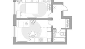 2-к квартира, вторичка, 39м2, 11/23 этаж