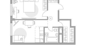 2-к квартира, вторичка, 39м2, 4/14 этаж