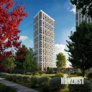 1-к квартира, строящийся дом, 45м2, 14/25 этаж