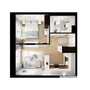 1-к квартира, вторичка, 36м2, 6/9 этаж