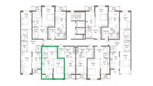 1-к квартира, вторичка, 47м2, 2/9 этаж