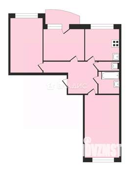 3-к квартира, вторичка, 80м2, 18/25 этаж
