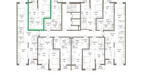 1-к квартира, вторичка, 48м2, 8/9 этаж