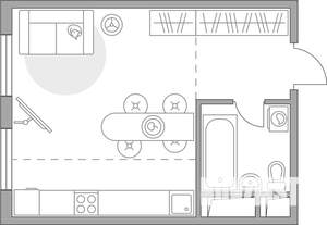 3-к квартира, строящийся дом, 53м2, 5/14 этаж