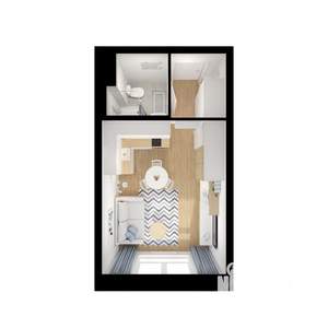 Студия квартира, вторичка, 20м2, 8/9 этаж