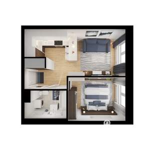1-к квартира, вторичка, 32м2, 9/9 этаж