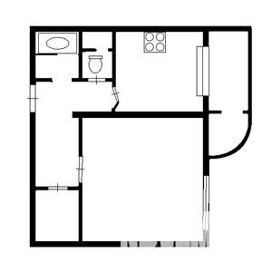 1-к квартира, вторичка, 45м2, 15/22 этаж