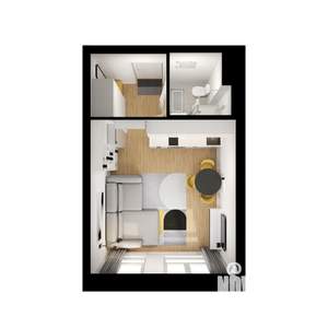 Студия квартира, вторичка, 24м2, 3/9 этаж