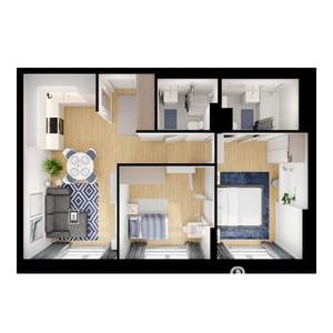2-к квартира, вторичка, 53м2, 3/9 этаж