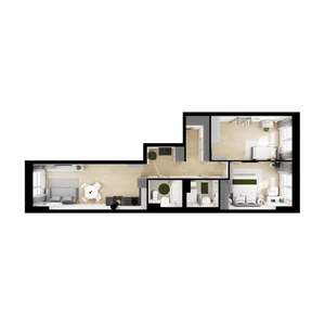 2-к квартира, вторичка, 67м2, 7/9 этаж