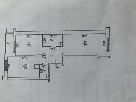 2-комнатная квартира, вторичка, 59м2, 7/25 этаж