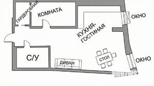 2-к квартира, вторичка, 44м2, 26/44 этаж