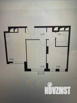 2-к квартира, вторичка, 50м2, 14/34 этаж