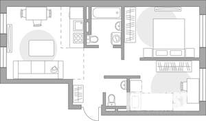 3-к квартира, вторичка, 51м2, 4/6 этаж